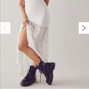 Dr. Martens Jadon lace up boots.